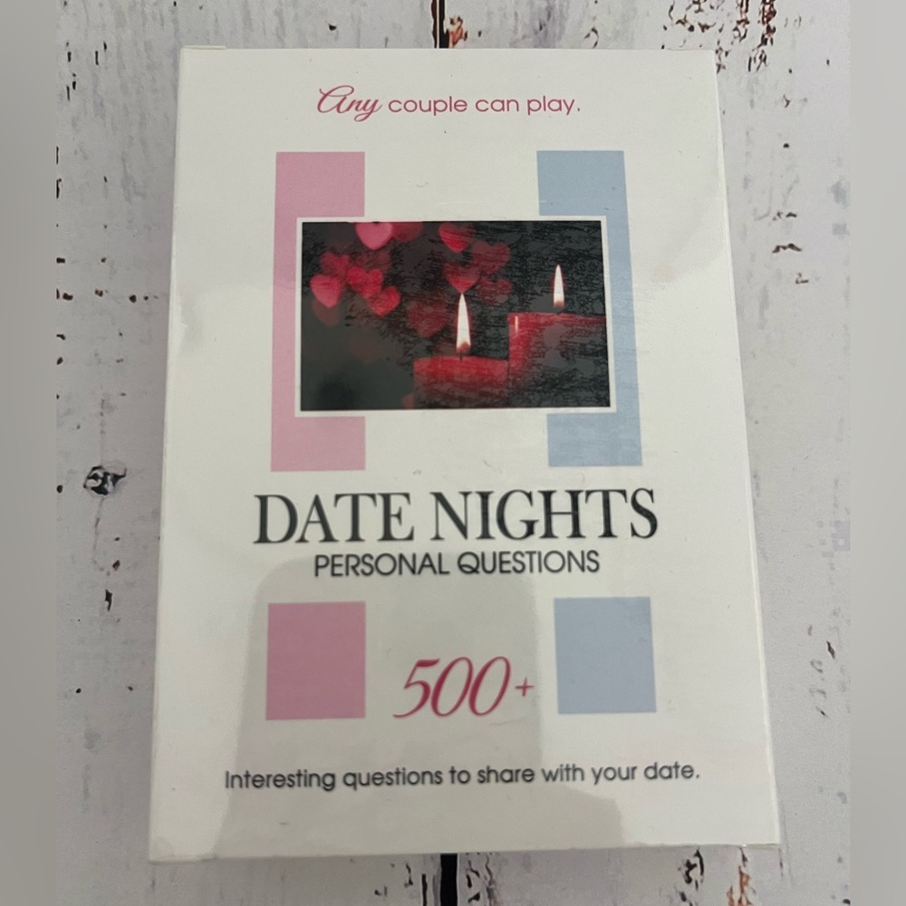 Date Night Card Game - 69 Cards with 552 Questions. Double Sided Playing Cards
